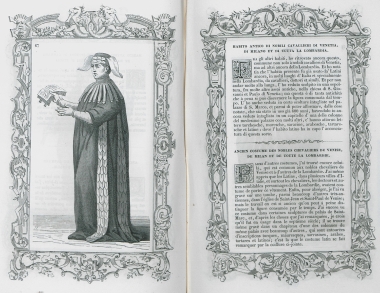 Μεσαιωνικό ένδυμα της κατώτερης αριστοκρατίας της Βενετίας, του Μιλάνου και όλης της Λομβαρδίας.