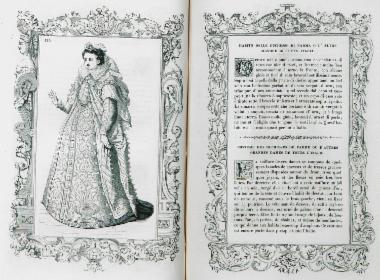 Ένδυμα της δούκισσας της Πάρμας και άλλων γυναικών αριστοκρατικής καταγωγής από όλη την Ιταλία.