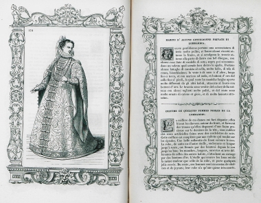 Ένδυμα γυναίκας της αριστοκρατίας από τη Λομβαρδία.