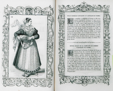 Ένδυμα νεαρής χωρικής της Πάρμας.