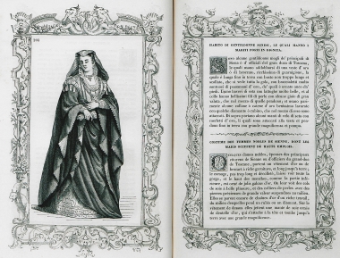 Ένδυμα ευγενούς γυναίκας, συζύγου υψηλόβαθμου αξιωματούχου της Σιένας.