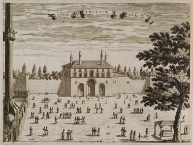 Η Υψηλή Πύλη στην είσοδο του ανακτόρου του Τοπ Καπί στην Κωνσταντινούπολη.