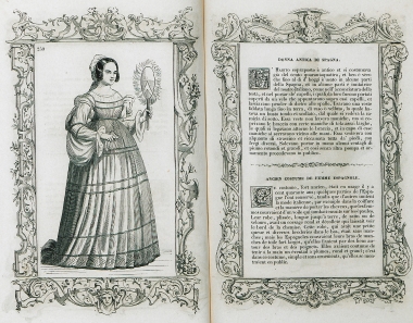 Γυναικείο ένδυμα της Ισπανίας των μέσων του δεκάτου πέμπτου αιώνα.