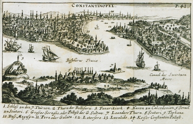 Άποψη της Κωνσταντινούπολης.