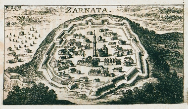 Άποψη του φρουρίου της Ζαρνάτας.