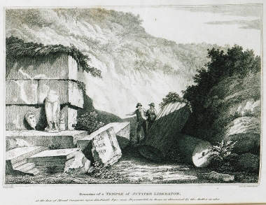 Ερείπια αρχαίου οικοδομήματος στην αρχαία πόλη Σκήψις (σημερινό Κουρσουνλού Τεπέ).