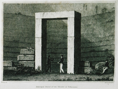 Η πάροδος του αρχαίου θεάτρου της Μάκρης (σημερινό Φετχιγιέ).