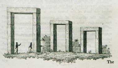 Σχέδιο των παρόδων του αρχαίου θεάτρου της Μάκρης (σημερινό Φετχιγιέ).