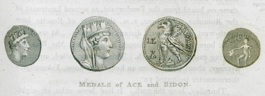 Νομίσματα της Άκρας και της Σιδώνας.