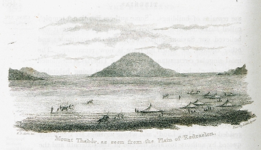 Το όρος Θαβώρ όπως φαίνεται από την πεδιάδα του Εσδρελόν.