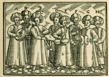 Οθωμανοί μουσικοί.