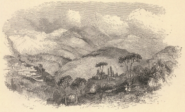 Η κορυφή του Ζυγού και το Μέτσοβο.