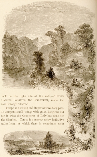 Η κοιλάδα των Τεμπών.