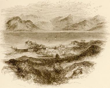 Η πόλη και η λίμνη των Ιωαννίνων.