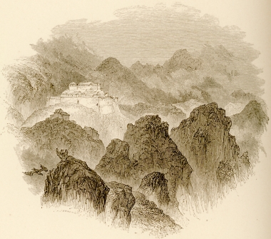 To κάστρο της Κιάφας στο Σούλι.