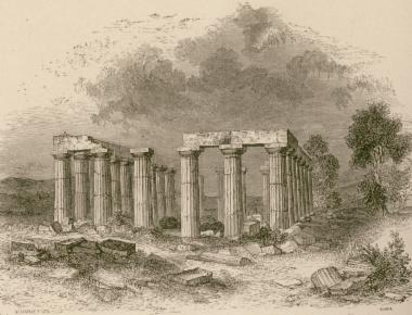 Τα ερείπια του Ναού του Απόλλωνα στις Βάσσες.
