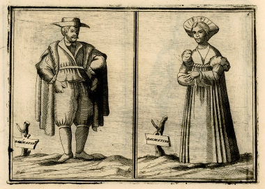 Άντρας και γυναίκα από τη Δαλματία.