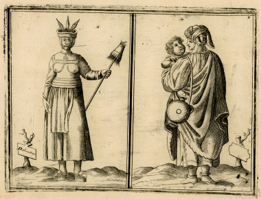 Γυναίκα από τη Δαλματία και γυναίκα με βρέφος.