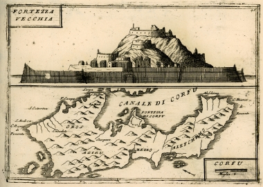 Το Παλαιό Φρούριο της Κέρκυρας. Xάρτης της Κέρκυρας.