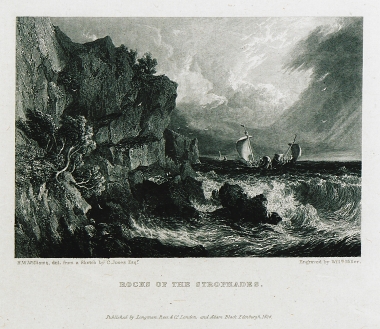 Βράχια στις Στροφάδες νήσους.