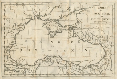 Χάρτης του Ευξείνου Πόντου.