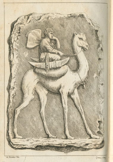 Ανάγλυφο με παράσταση αναβάτη σε καμήλα.