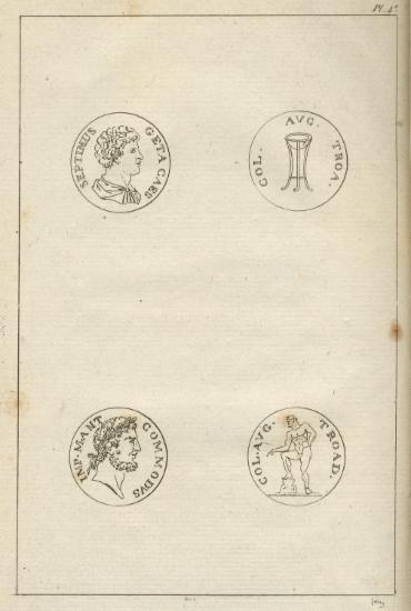 Νομίσματα από το Ίλιον και την Αλεξάνδρεια Τρωάδα (σημερινό Εσκί Σταμπούλ).