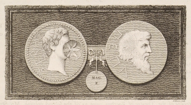 Νόμισμα της αυτοκρατορικής εποχής από την αρχαία Πεπάρηθο (Σκόπελο).