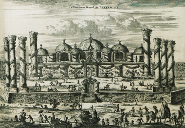 Άποψη των ερειπίων της Περσέπολης.