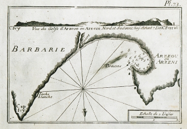 Άποψη του της ακτογραμμής από το ακρωτήριο της Καλής Ελπίδας έως τον κόλπο του Κούτς στην Ινδία.