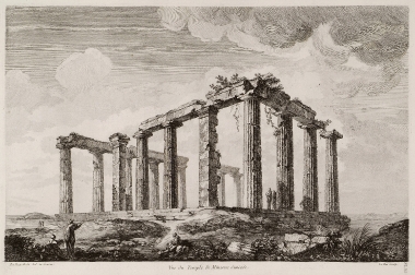 Ο ναός του Ποσειδώνα στο Σούνιο.