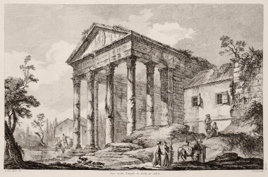 Ο ναός της Ρώμης και του Αύγουστου στην Πούλα (Pula) στην Κροατία.