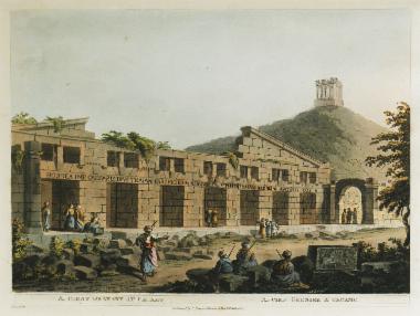 Άποψη τμήματος ρωμαϊκής σιταποθήκης, η οποία κατασκευάστηκε στα χρόνια του Αδριανού, στην Ανδριάκη (σήμερα Τσάι Αγζί), το λιμάνι των Μύρων (Ντεμρέ) της Λυκίας.