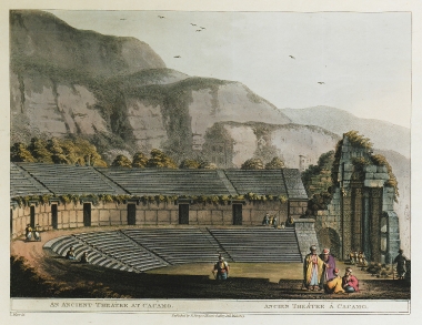 Άποψη του ρωμαϊκού θεάτρου στα Μύρα (σημερινό Ντεμρέ) της Λυκίας.