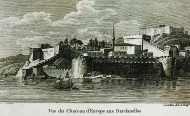 Άποψη του φρουρίου Τσιμενλίκ στα Δαρδανέλια.