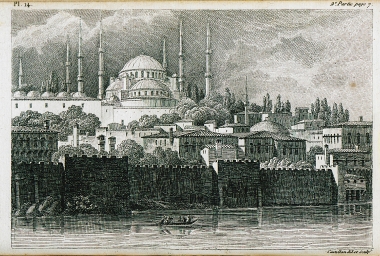 Το τέμενος του Σουλτάνου Αχμέτ Α΄στην Κωνσταντινούπολη.