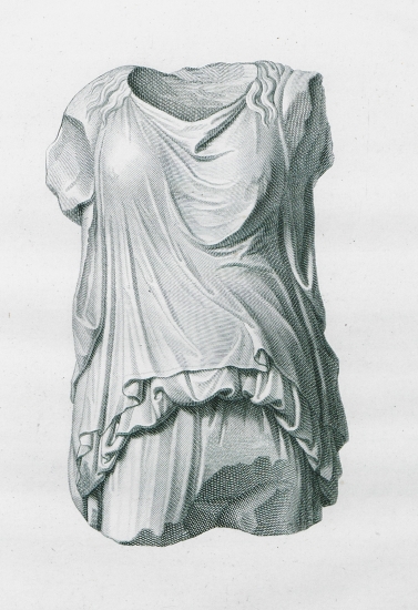 Κορμός αγάλματος, πιθανότατα της Αρτέμιδος ή της Λητούς, από την Καρθαία στην Κέα.