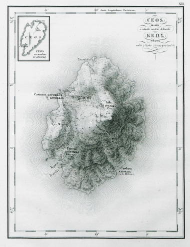 Χάρτης της Κέας.