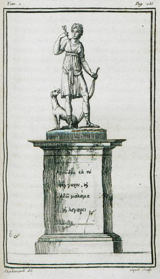 Άγαλμα της θεάς Άρτεμης στο Οίτυλο, στη Μάνη