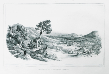 Τοπίο στην αρχαία Μεσσήνη.