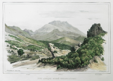 Το οχυρό Κορακολιθάρι, κάπου στα Βαρδούσια (Κόρακας).