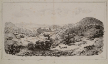 Τοπίο στο φρούριο Φυλή, στου πρόποδες της Πάρνηθας.