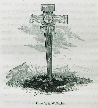 Αφιερωματικός Σταυρός στην Βλαχία, ιστορική γεωγραφική περιοχή στα νότια της Ρουμανίας.