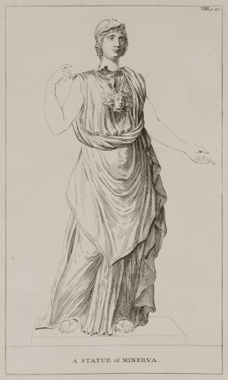 Χάλκινο άγαλμα της Αθηνάς από το Χαλέπι της Συρίας.