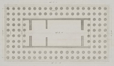 Κάτοψη του Ναού της Αρτέμιδος (Αρτεμίσιο) στην Έφεσο.