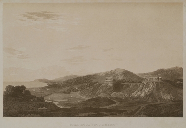 Άποψη του Ακράγαντα της Σικελίας. Διακρίνονται ο Ναός της Ομόνοιας και της Ήρας.