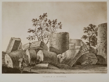 Άποψη των ερειπίων του Ναού G, πιθανότατα αφιερωμένου στον Δία, στο Σελινούντα της Σικελίας.