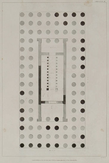 Κάτοψη του Ναού G, πιθανότατα αφιερωμένου στον Δία, στον Σελινούντα της Σικελίας.