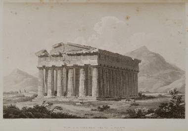 Άποψη του Δεύτερου Ναού της Ήρας (Ηραίον) στην Ποσειδωνία της Καμπανίας.