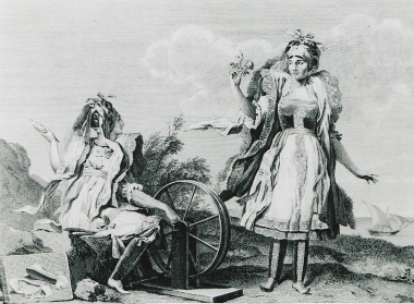 Ενδυμασίες γυναικών της Κιμώλου.